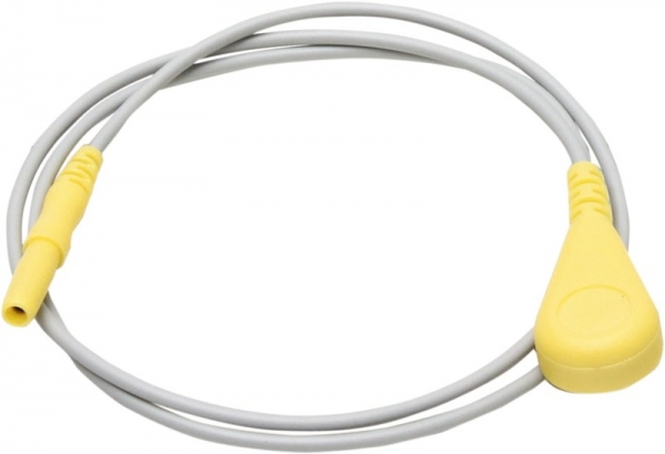 Adapterleitung Druckknopf (gelb)