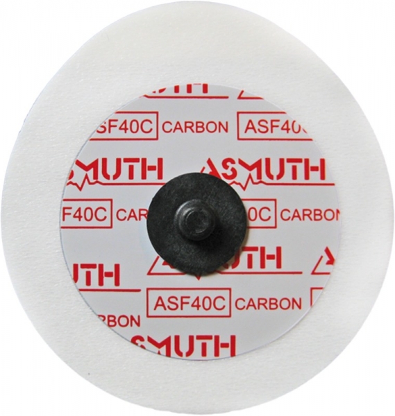 Schaumstoffelektrode mit Carbondruckknopf